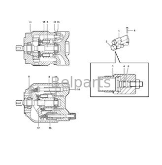 VOE 11708076 Excavator Control Vavle A35F FS A35F/G A35F/G FS A40F FS A40F/G A40F/G FS