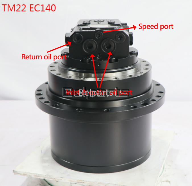 TM22VC GM22VC EC140 ফাইনাল ড্রাইভ PC135 PC150 DH135 SK130 SK140-8 Excavator Parts এর জন্য