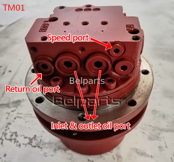 বেল পার্টস U15-3 KX41.2 KX41.2V KX36.3 K008 Excavator হাইড্রোলিক মোটর Kubota15 SK1.5 For TM01