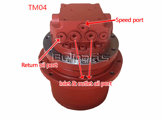 Excavator হাইড্রোলিক মোটর PHV-390-53B EX40 IHI40JX For TM04 Hitachi Excavator Parts