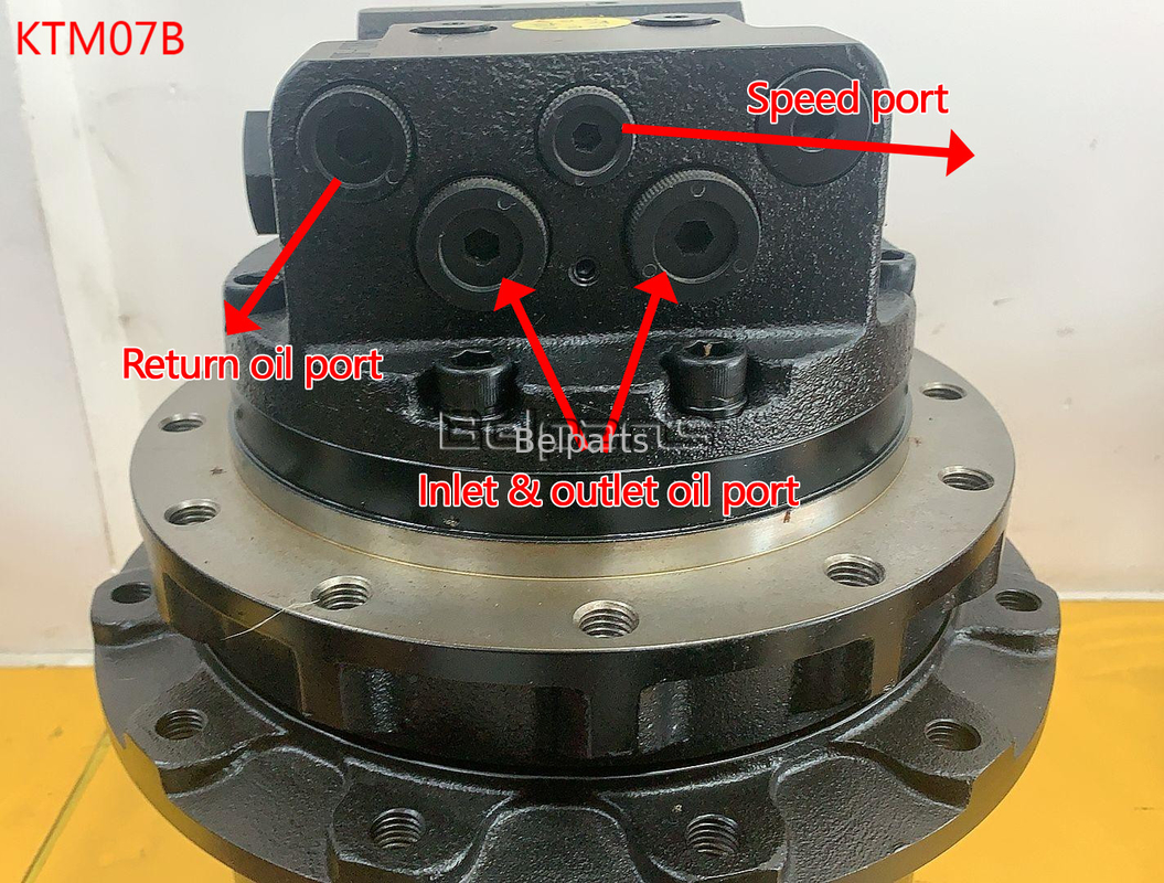 বেল পার্টস ট্রাভেল মোটর অ্যাসি TM07B R60 DH55 R55-9 31M8-40010 Excavator Parts এর জন্য