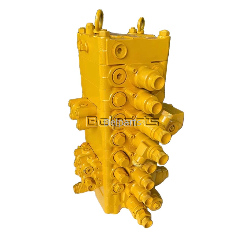 পার্ট নম্বর PC120-6 কন্ট্রোল প্রধান ভালভ Assy নিয়ন্ত্রণ ভালভ Assy জন্য Komatsu PC120-6 PC120-7 ইস্পাত উপাদান