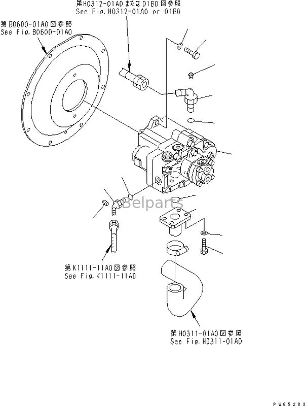 PC20MR-1 PC20MRX-1 PC20UU-3  Hydraulic Pump For KOMATSU Excavator Spare Parts 20C-60-33100 Main Axial Piston Pump