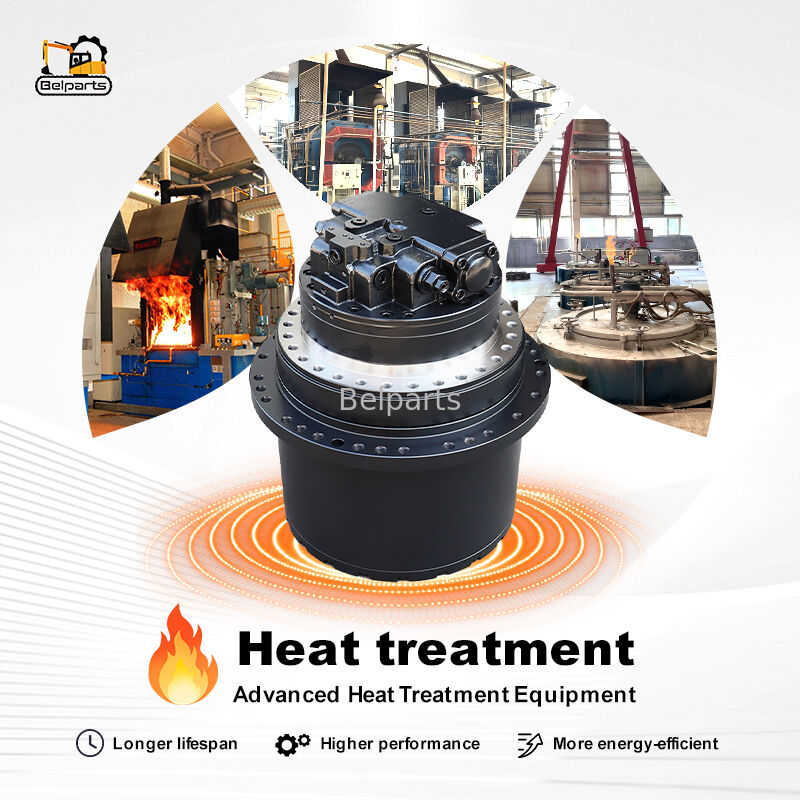 PC350-6 কোমাৎসু খননকারীর খুচরা যন্ত্রাংশ 170-27-00025 170-27-00024 ট্র্যাক ড্রাইভ হ্রাসকারী OEM এর জন্য ভ্রমণ হ্রাস