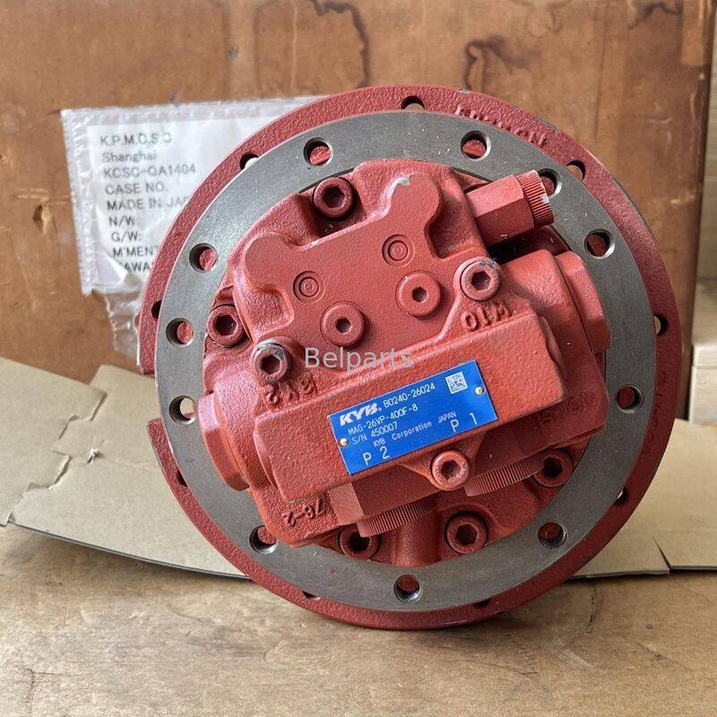 Kubota KX121-2 KX121-2S মিনি এক্সক্যাভেটর পার্টস KYB MAG-26VP-400F-8 ট্রাভেল মোটর B0240-26024 RD108-61600 RD108-61802 RD128-92700 RD108-61606