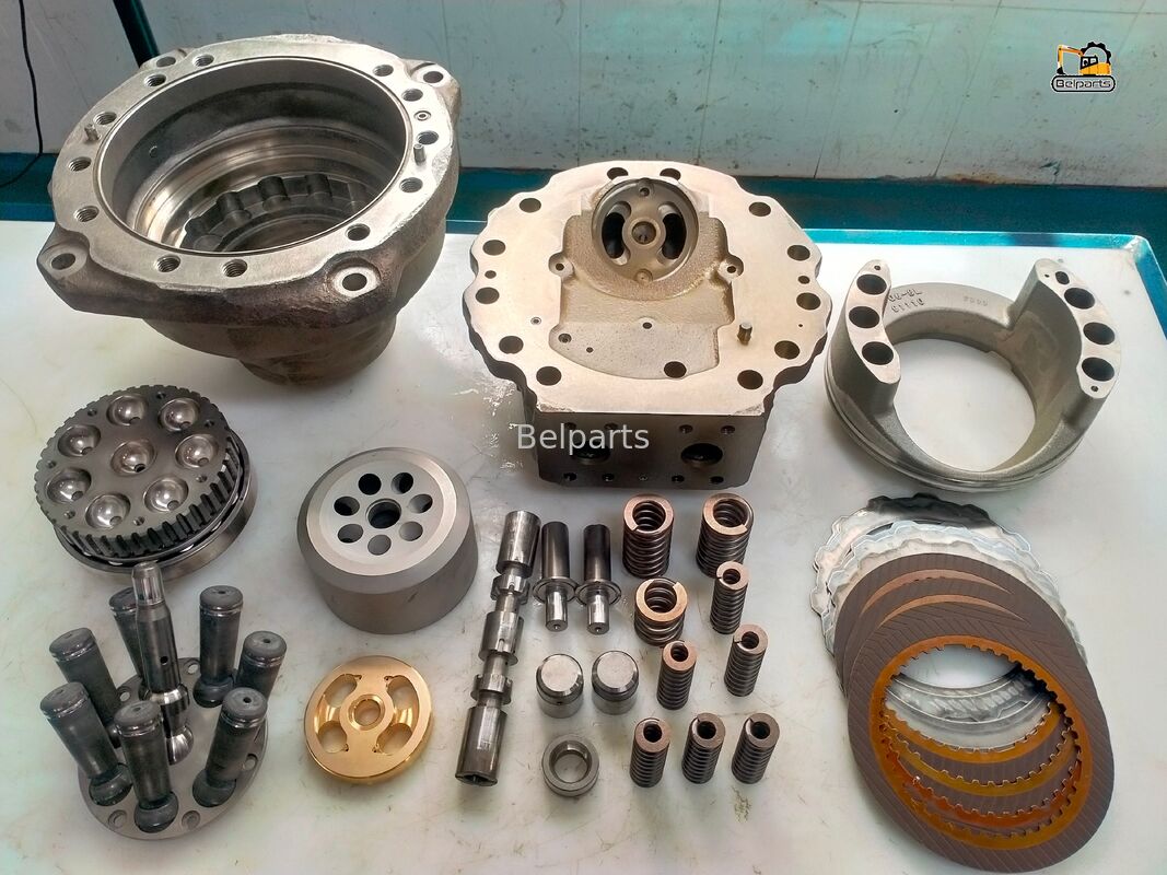 PC2000-8 এর জন্য ফাইনাল ড্রাইভ KOMATSU এক্সক্যাভেটর পার্টস 21T-27-00300 21Т-26-00300 রিডাকশন ট্রান্সমিশন সহ ভ্রমণ মোটর