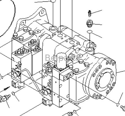 প্রধান হাইড্রোলিক পাম্প KOMATSU PC1100-6 PC1100LC-6 PC1100SP-6 এক্সক্যাভেটর অংশ 708-2L-00532 708-2L-00531 708-2L-00522 708-2L-00521 708-2H-00322 708-2H-00321 পিস্টন পাম্পের জন্য