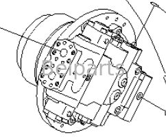 KOMATSU PC1100-6 PC1100LC-6 PC1100SP-6 এক্সক্যাভেটর পার্টস 21N-60-32101 হাইড্রোলিক ট্রান্সমিশনের জন্য ভ্রমণ মোটর অ্যাসি