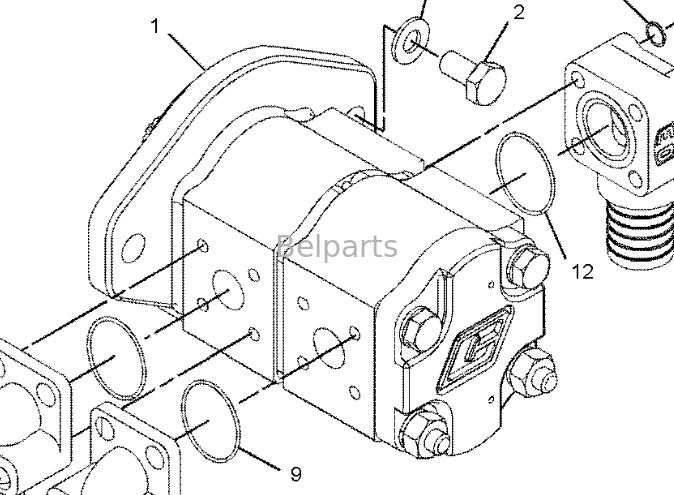 ক্যাট 300.9D খননকারী মেরামতের অংশগুলির জন্য হাইড্রোলিক প্রধান পাম্প 372-5999 448-4184