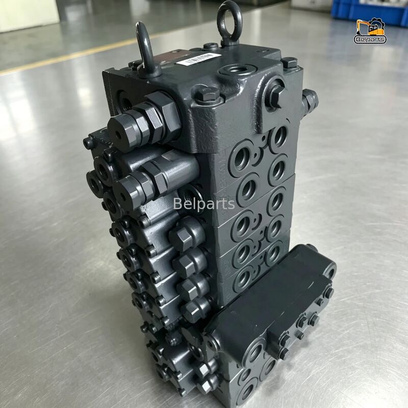 KOMATSU খননকারীর মূল অংশগুলির জন্য PC55MR-3 হাইড্রোলিক কন্ট্রোল ভালভ 723-18-18200 723-18-18201 723-18-18202