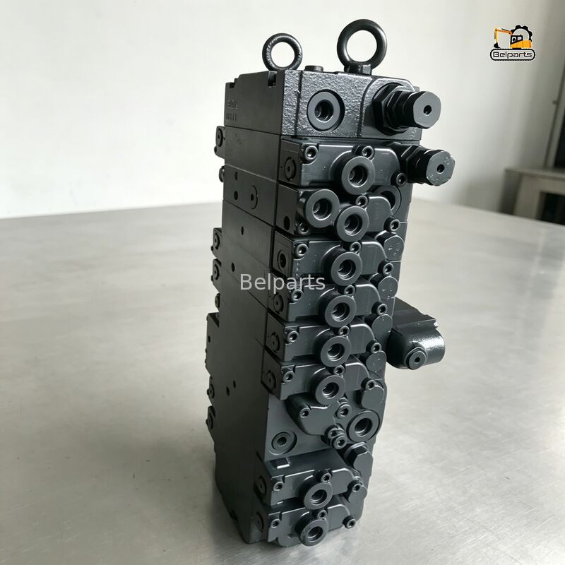 KOMATSU খননকারীর মূল অংশগুলির জন্য PC55MR-3 হাইড্রোলিক কন্ট্রোল ভালভ 723-18-18200 723-18-18201 723-18-18202