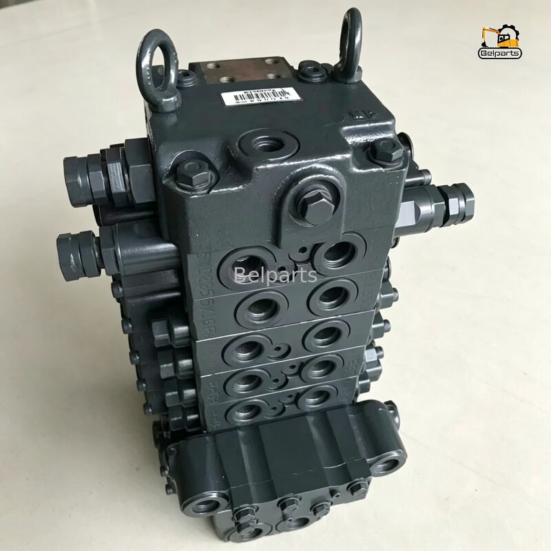 KOMATSU খননকারীর মূল অংশগুলির জন্য PC55MR-3 হাইড্রোলিক কন্ট্রোল ভালভ 723-18-18200 723-18-18201 723-18-18202