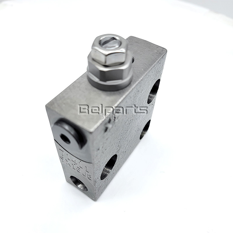 PC200-6 PC200-7 এক্সকাভেটর খুচরা যন্ত্রাংশ স্ব-চাপ হ্রাসকারী ভালভ অ্যাসি 723-40-70100 723-90-61400