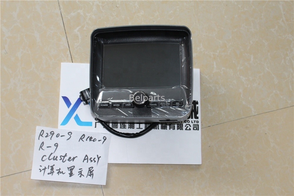 এক্সকাভেটর কন্ট্রোলার R520-9S R290LC-9 CLUSTER ASSY R140w-9 R200w-9 ডিসপ্লে প্যানেল 21Q6-30102 21Q6-40300