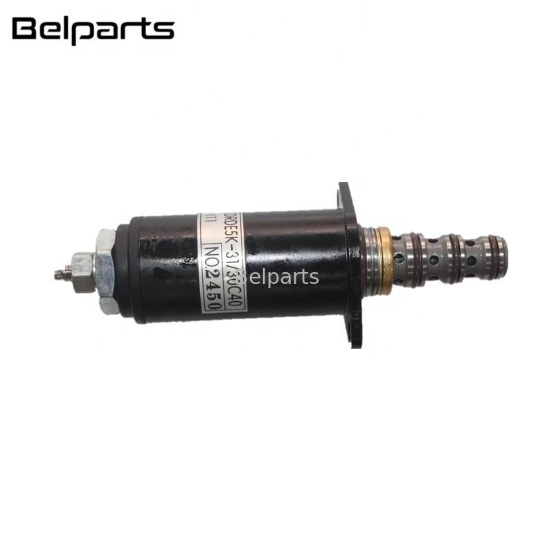 খননকারী SK200-6 SK200-8 SK200-6E SK230-6E বৈদ্যুতিক খুচরা যন্ত্রাংশ YN35V00018F2 YN35V00041F1 হাইড্রোলিক পাম্প সোলেনয়েড