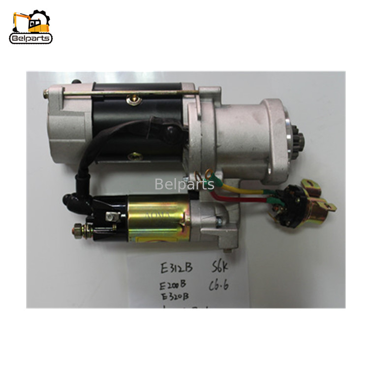 S6K S4K এক্সকাভেটর স্টার্ট মোটর E312B E200B E320B মেশিনারি ফিল্ডের জন্য মোটর স্টার্টিং