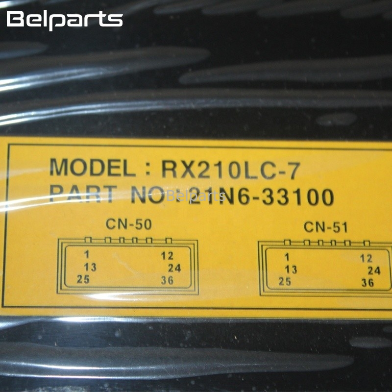 বেলপার্টস এক্সক্যাভেটর খুচরা যন্ত্রাংশ RX210LC-7 এক্সক্যাভেটর কন্ট্রোলার 21N6-33100 কম্পিউটার বোর্ড