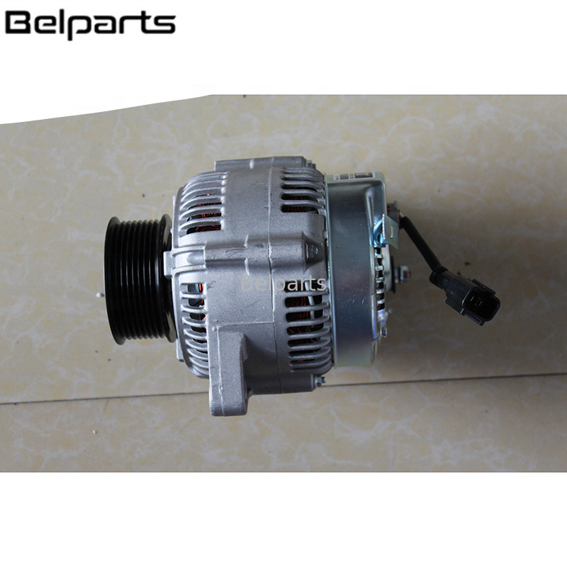 বেলপার্টস এক্সকাভেটর অল্টারনেটর PC200-7 PC200-8 PC200-6 জেনারেটর 600-861-3420 600-821-6130 101211-7960 ইঞ্জিন 6D107