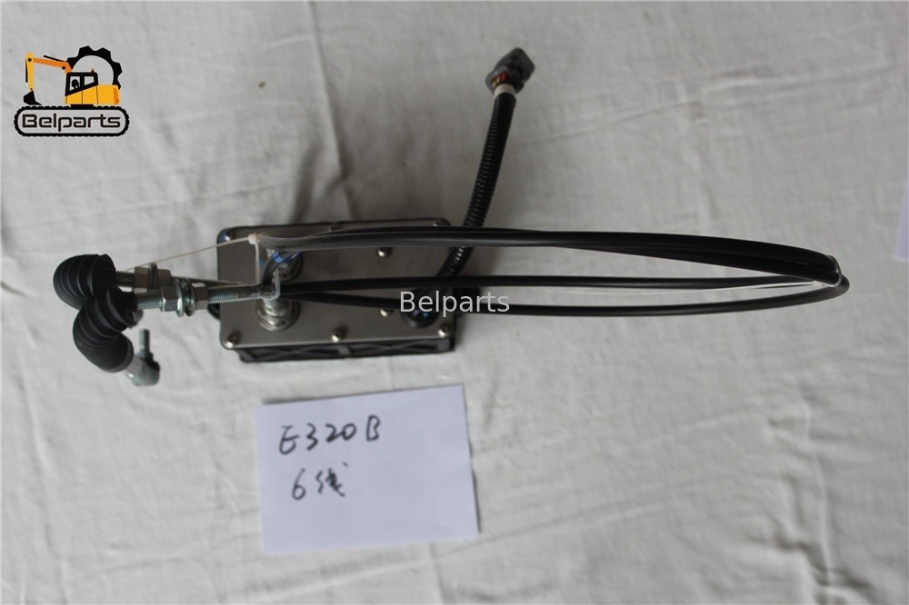 E320B E312B এক্সকাভেটর বৈদ্যুতিক যন্ত্রাংশ এক্সিলারেটর 47-5231 119-0633 থ্রটল মোটর 320B 312B এর জন্য 6 পিন প্লাগ সহ