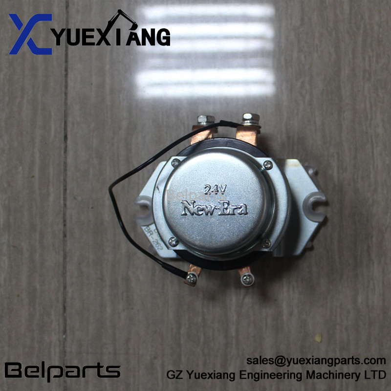 বেলপার্টস এক্সকাভেটর পার্টস EX60 EX120 EX200 EX300 ব্যাটারি রিলে সুইচ BR-266 24V 4255762 Solenoid রিলে