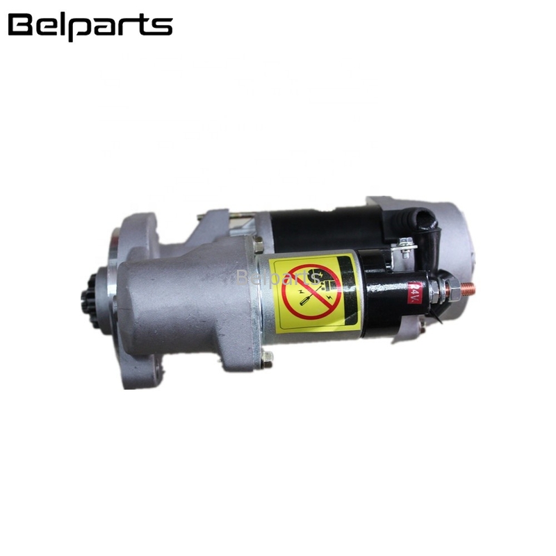 বেলপার্টস এক্সকাভেটর খুচরা যন্ত্রাংশ SK200-8 SK330-8 ইঞ্জিন J08C J05C J05E VH281002894A VH28100E0080 24V স্টার্টার মোটর