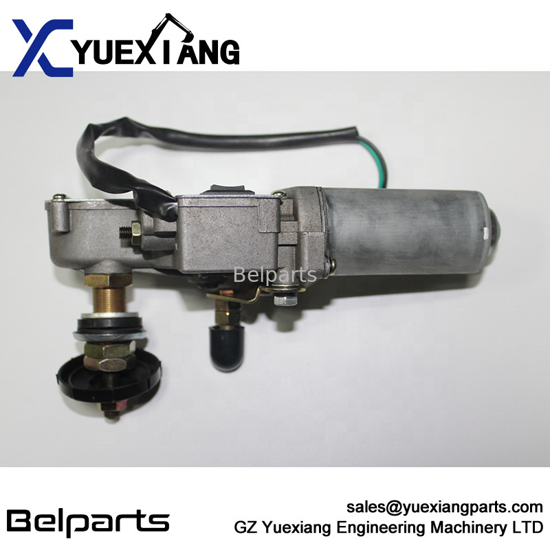 SH120-3 SH100-3 SH200-3 SH200A3 SH200 এর জন্য এক্সক্যাভেটর ইলেকট্রিক পার্ট উইন্ডস্ক্রিন 24V রেইন অ্যাসেম্বলি ওয়াইপার মোটর