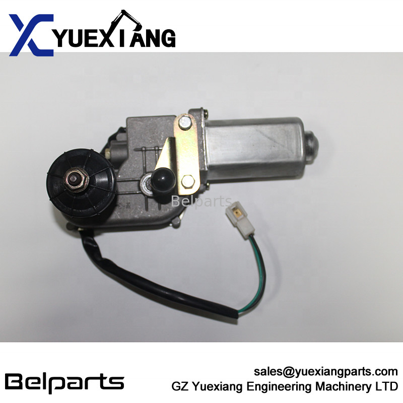 SH120-3 SH100-3 SH200-3 SH200A3 SH200 এর জন্য এক্সক্যাভেটর ইলেকট্রিক পার্ট উইন্ডস্ক্রিন 24V রেইন অ্যাসেম্বলি ওয়াইপার মোটর