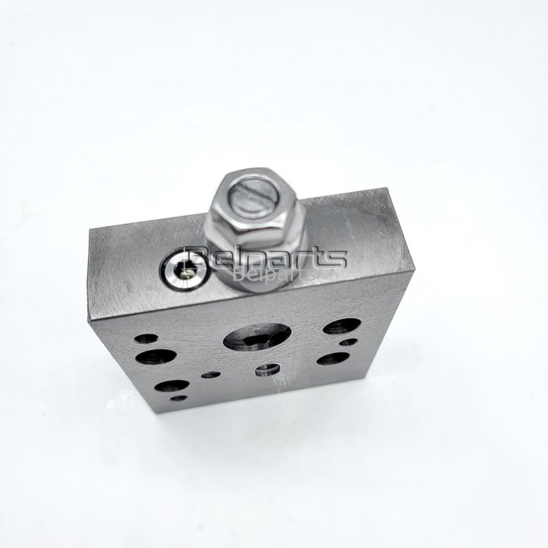 ছোট হাইড্রোলিক এক্সকাভেটর যন্ত্রাংশ PC200-6 20Y-60-22113 প্রধান পাম্প সোলেনয়েড ভালভ অ্যাসি