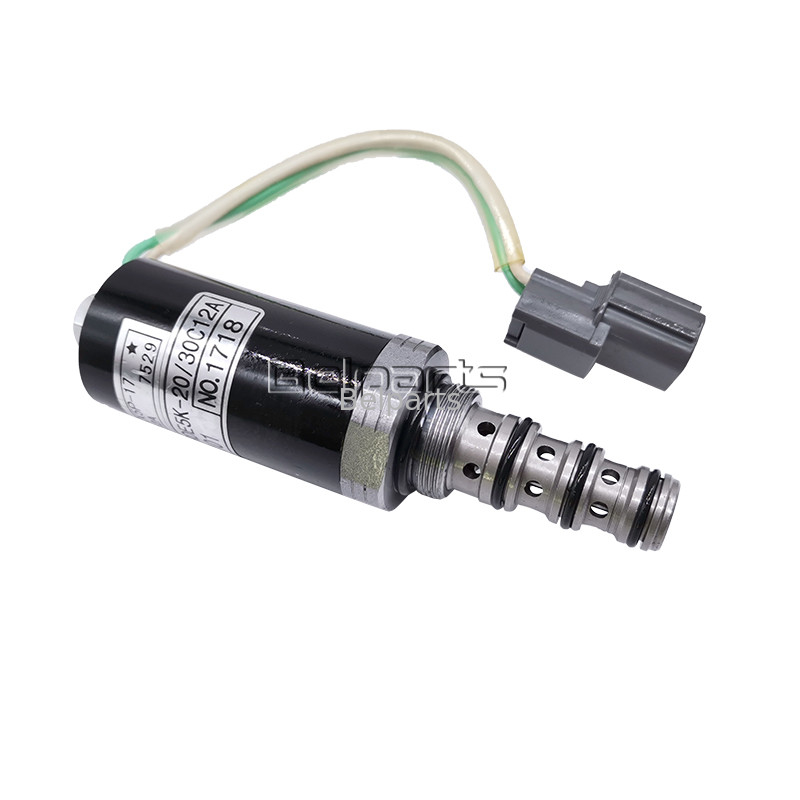 ছোট হাইড্রোলিক এক্সকাভেটর যন্ত্রাংশ SK200-5 12A-101 12A-111 G24D12 G24Y12 প্রধান পাম্প সোলেনয়েড ভালভ
