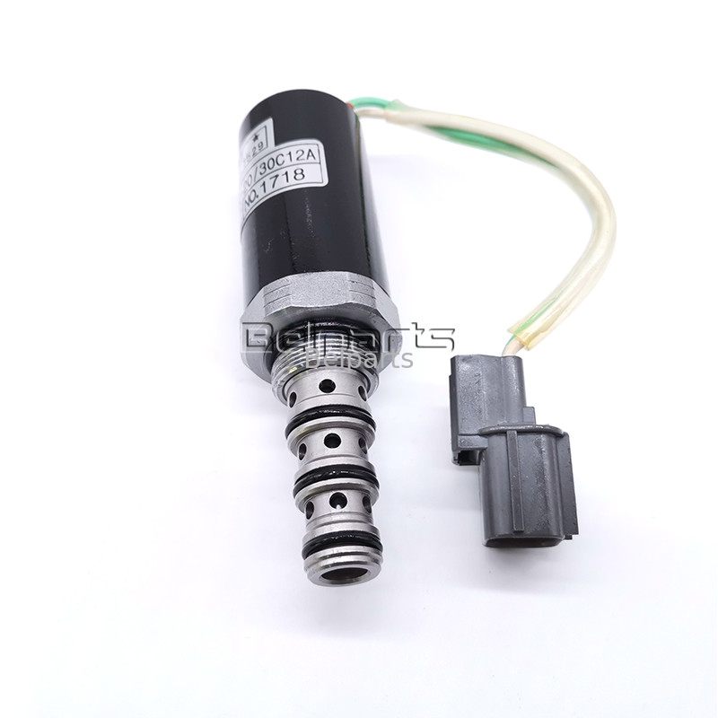 ছোট হাইড্রোলিক এক্সকাভেটর যন্ত্রাংশ SK200-5 12A-101 12A-111 G24D12 G24Y12 প্রধান পাম্প সোলেনয়েড ভালভ