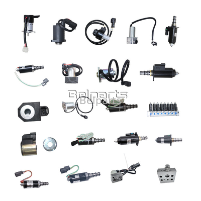6HK1 8981818310 এক্সকাভেটর বৈদ্যুতিক যন্ত্রাংশ SY215 কাওয়াসাকি সোলেনয়েড ভালভ KDRDE5K-31